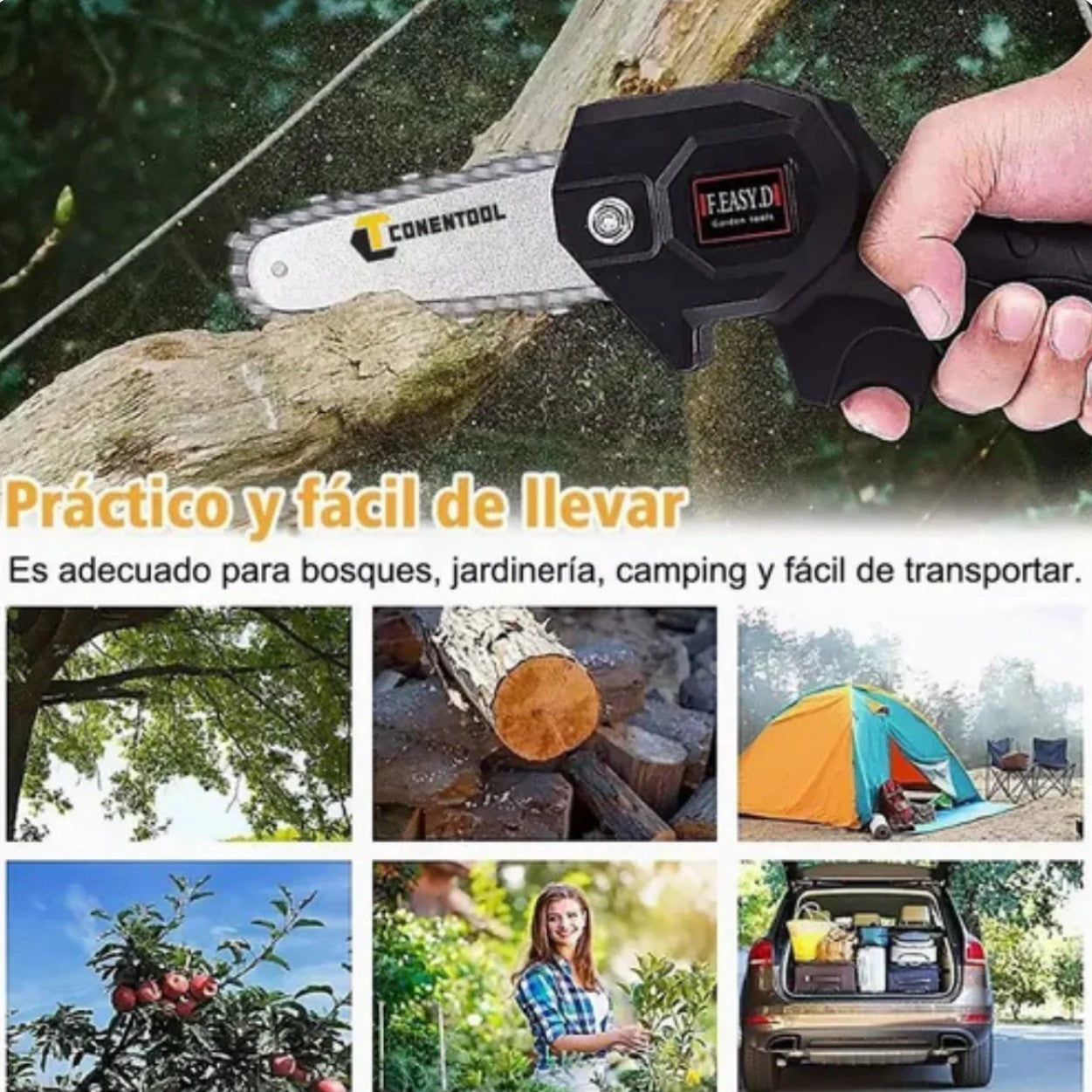 MOTOSIERRA RECARGABLE INALAMBRICA