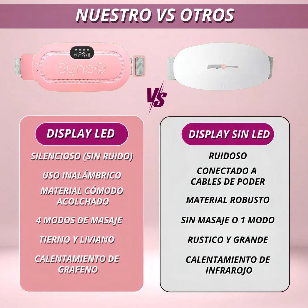 💖 Dile adiós al dolor menstrual: el cinturón térmico inteligente que alivia tus cólicos en minutos 💖