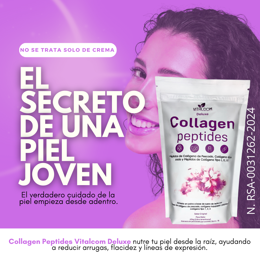 Descubre el Secreto de una Piel Joven y Radiante ✨ ¡Colágeno que Transforma! Collagen Peptides