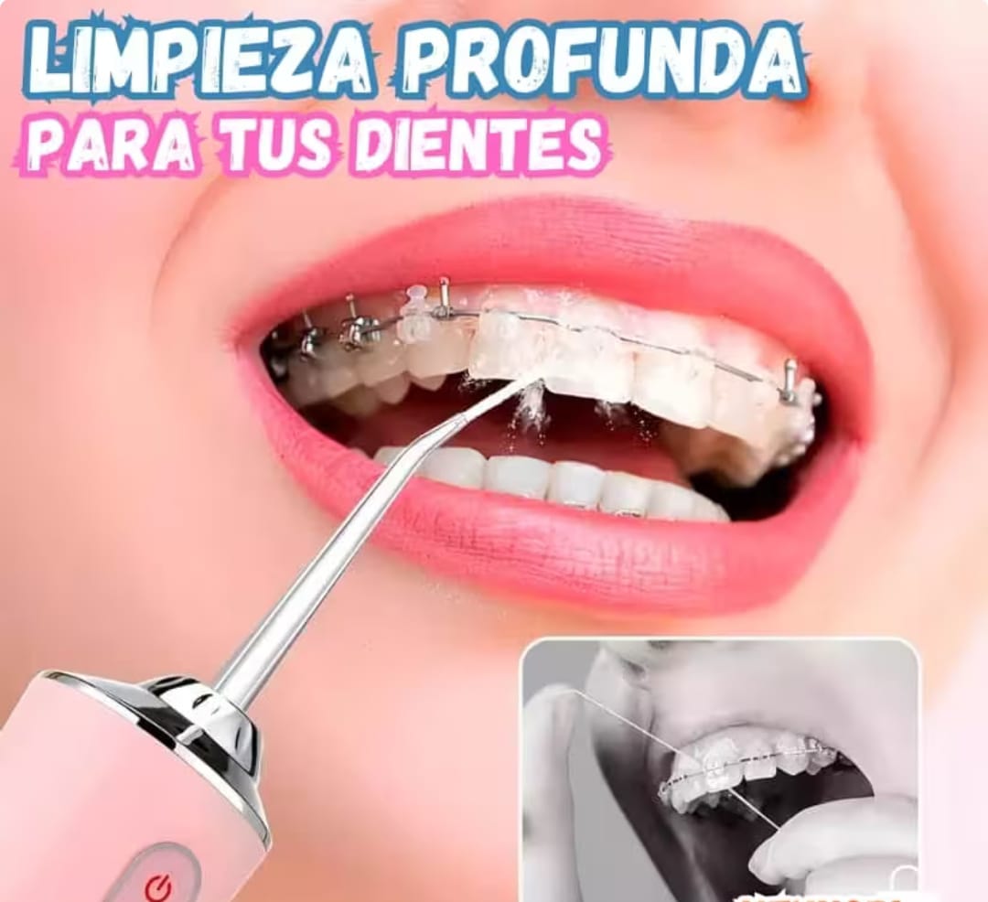 🦷 ¿Ortodoncia, implantes o caries? Cuida tu sonrisa con el Irrigador Dental que lo limpia TODO 💧✨